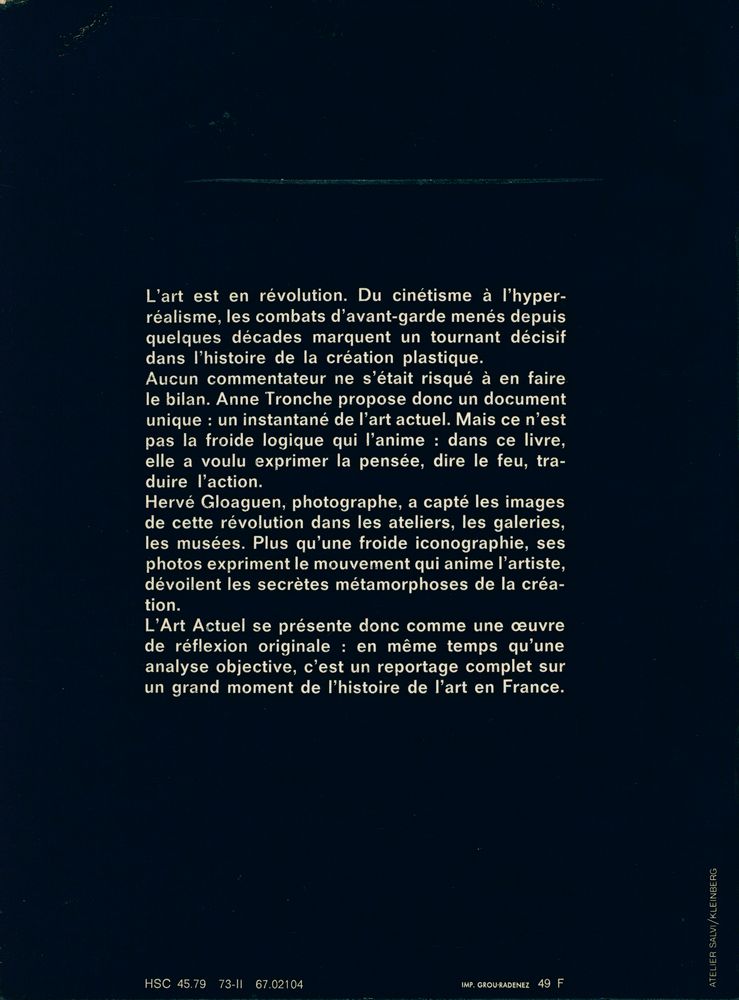 『L'ART ACTUEL EN FRANCE : DU CINÉTISME A L'HYPERRÉALISME』 3