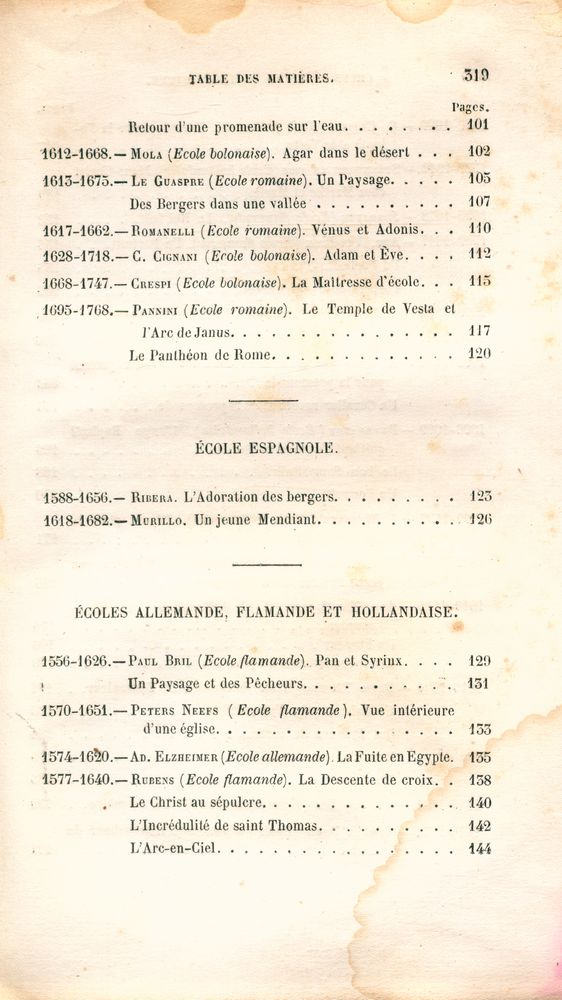 『NOTICES HISTORIQUES SUR LES CHEFS D'OEUVRE DE LA PEINTURE MODERNE ET SUR LES MAÎTRES DE TOUTES LES ÉCOLES』 4