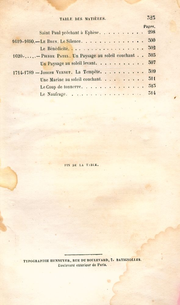 『NOTICES HISTORIQUES SUR LES CHEFS D'OEUVRE DE LA PEINTURE MODERNE ET SUR LES MAÎTRES DE TOUTES LES ÉCOLES』 8