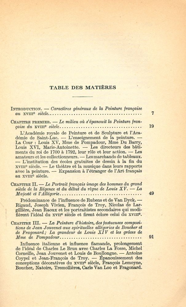 『HISTOIRE DE LA PEINTURE FRANÇAISE : AU XVIII SIECLE (1700 - 1800) SON ÉVOLUTION ET SES MAITRES』 2