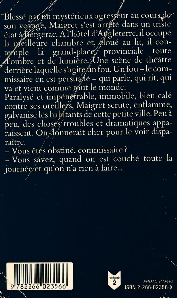 『LE COMMISSAIRE MAIGRET : LE FOU DE BERGERAC』 3
