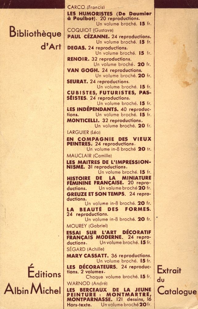 『HISTOIRE DE LA PEINTURE FRANÇAISE(1800 - 1933) SON ÉVOLUTION ET SES MAITRES』 4