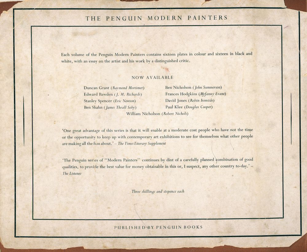『BEN NICHOLSON』 3