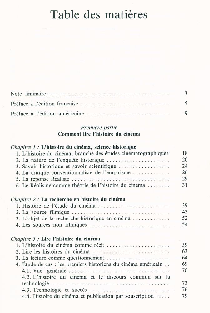 『Faire l'histoire du cinéma : Les modèles américains』 2