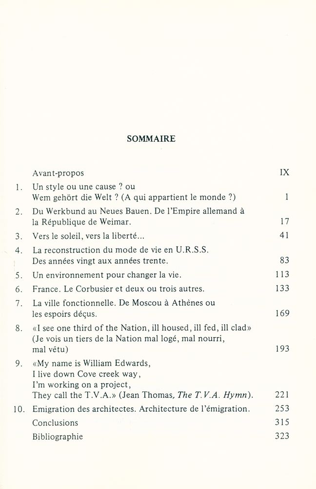 『QUAND LE MODERNE N'ETAIT PAS UN STYLE MAIS UNE CAUSE』 2
