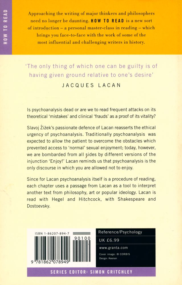 『HOW TO READ LACAN』 3