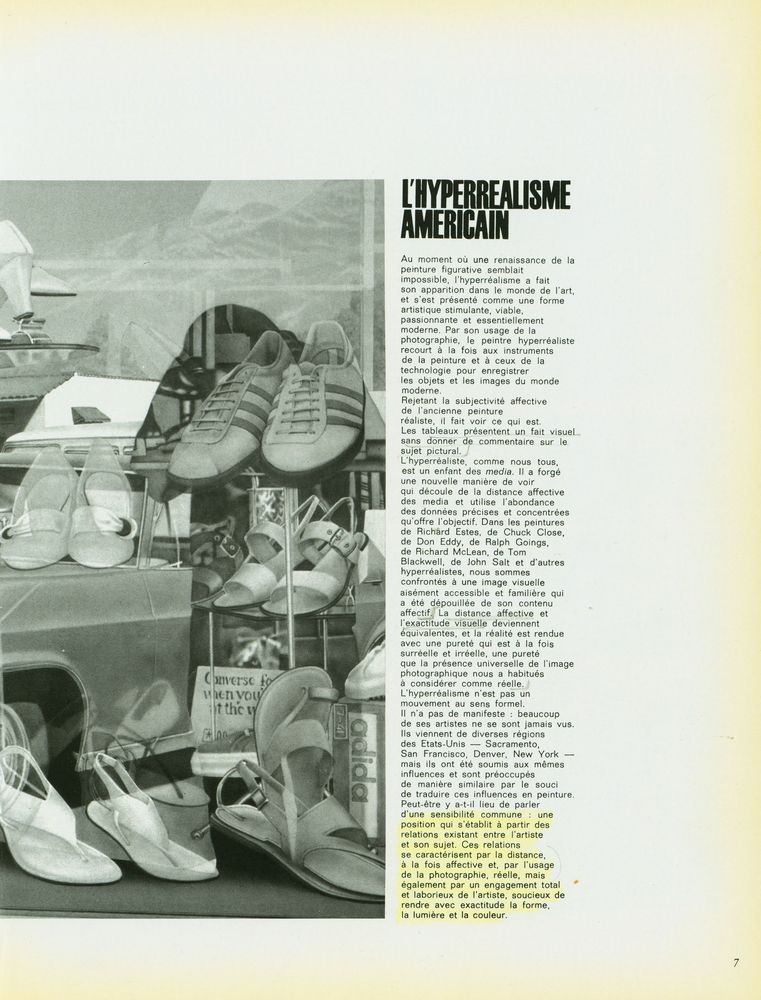 『LES HYPERREALISTES AMERICAINS』 2