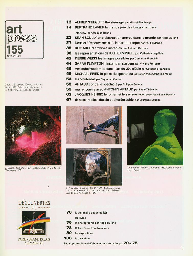 『art press』 155 février 1991 2
