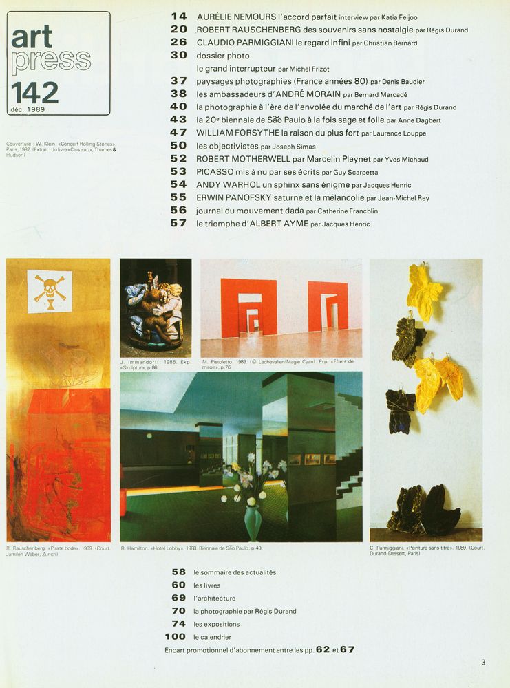『art press』 142 décembre 1989 2
