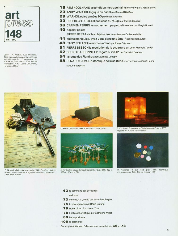 『art press』 148 juin 1990 2