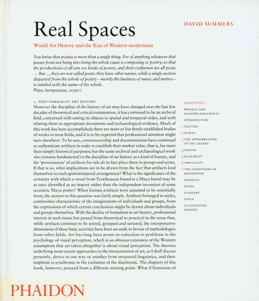 『Real Spaces : World Art History and the Rise of Western Modernism』 1