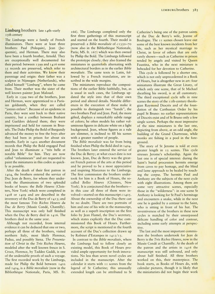 『THE ENCYCLOPEDIA OF VISUAL ART VOLUME EIGHT -  BIOGRAPHICAL DICTIONARY OF ARTISTS: Limburg Brothers - Francisco Ribalta』 2