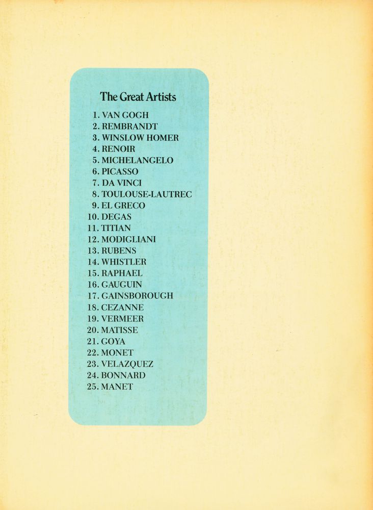 『The Great Artists : A library of their lives, times and paintings - BOOK 3 : Winslow Homer』 3