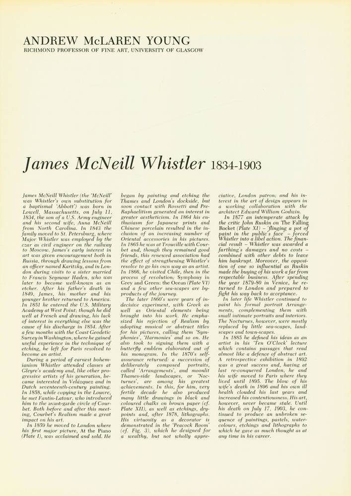 『The Great Artists : A library of their lives, times and paintings - BOOK 14 : Whistler』 2