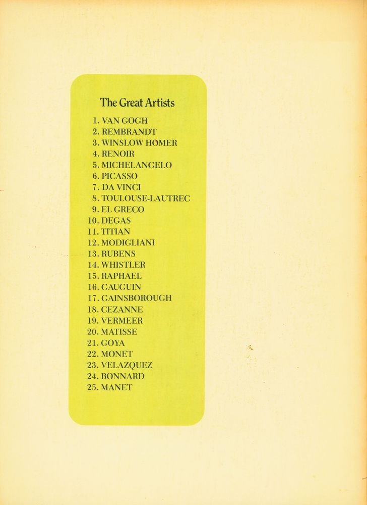 『The Great Artists : A library of their lives, times and paintings - BOOK 14 : Whistler』 3