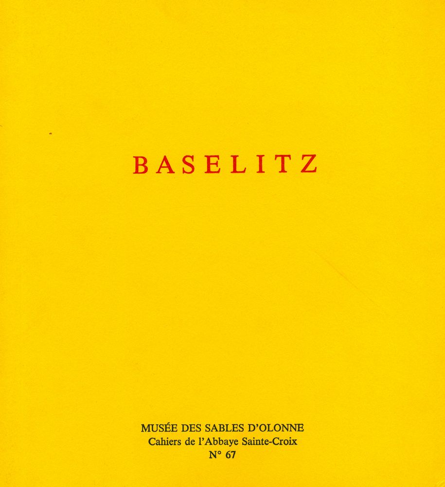 《GEORG BASELITZ : Image》 1