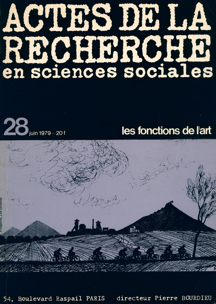 『ACTES DE LA RECHERCHE en sciences sociales』 nº28 juin 1979 1