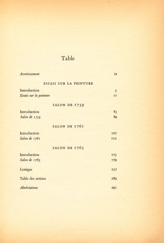 『Essais sur la peinture/Salons de 1759, 1761, 1763』 2