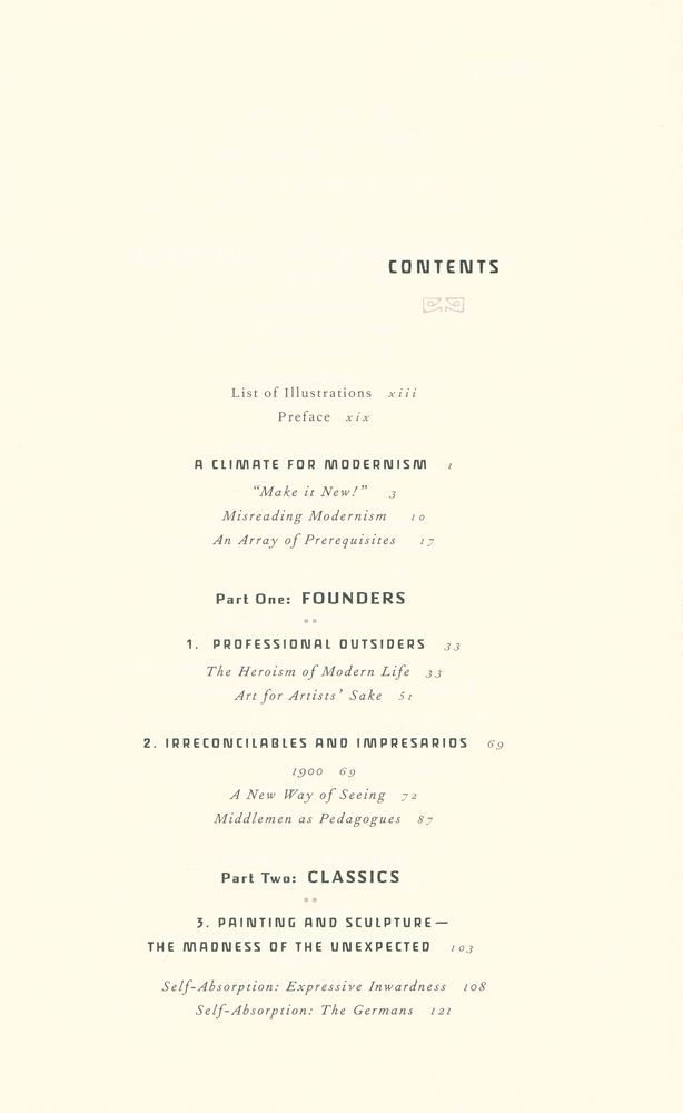 『Modernism : the lure of heresy from Baudelaire to Beckett and beyond』 2