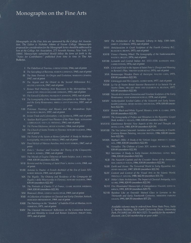 『THE ART BULLETIN』 June 1991 Volume LXXIII Number 2 3