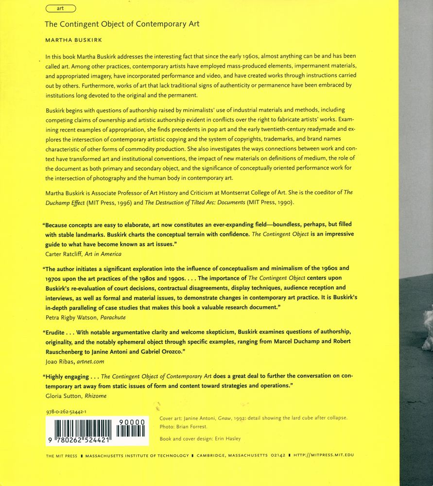『The contingent object of Contemporary art』 3