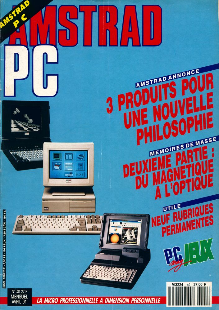 『AMSTRAD PC』 N° 40 AVRIL 1991 1