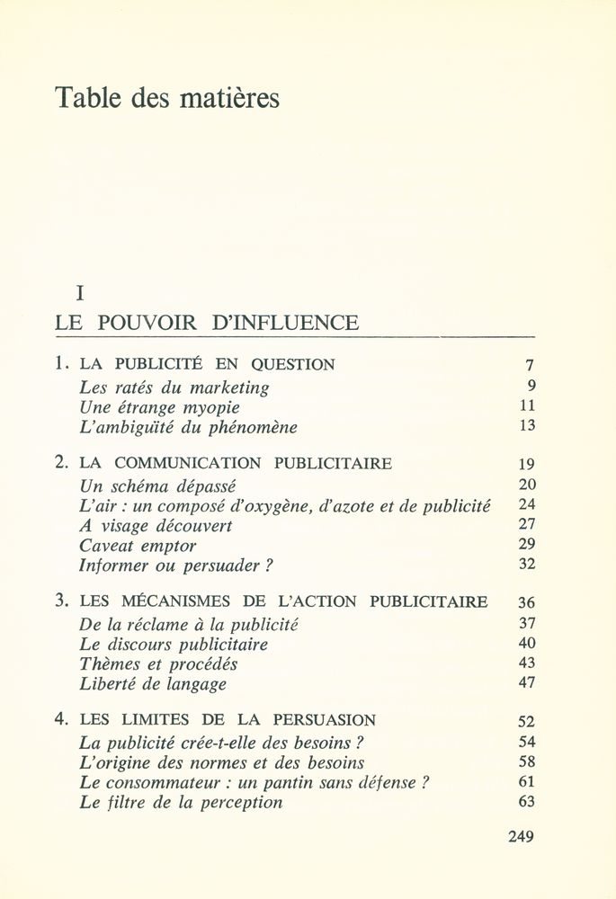 『LE POUVOIR PUBLICITAIRE』 2