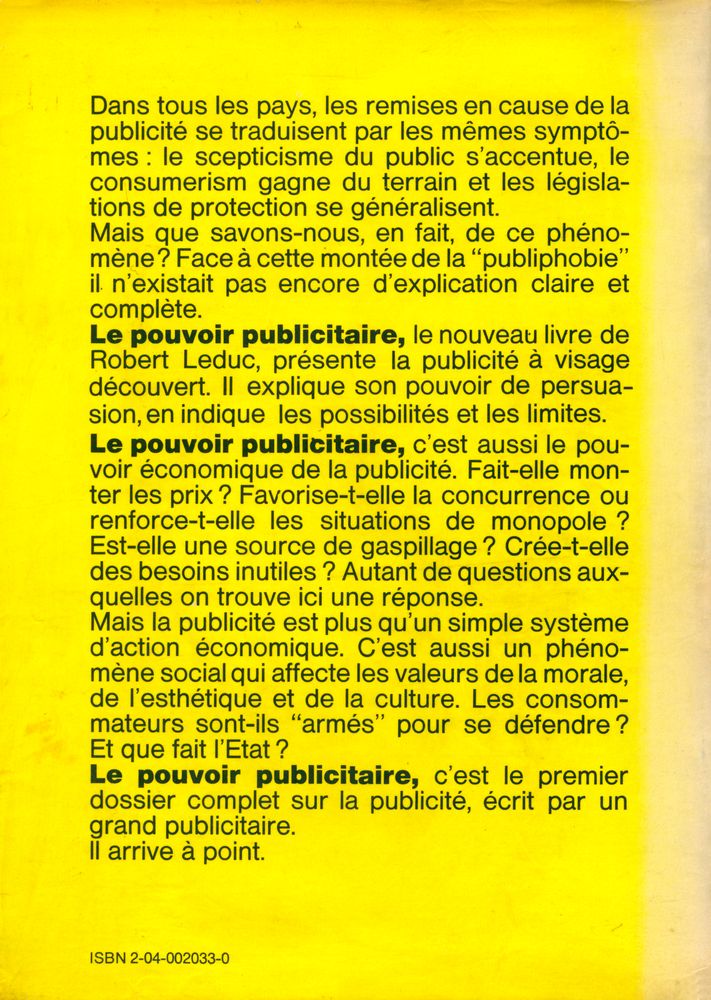 『LE POUVOIR PUBLICITAIRE』 6