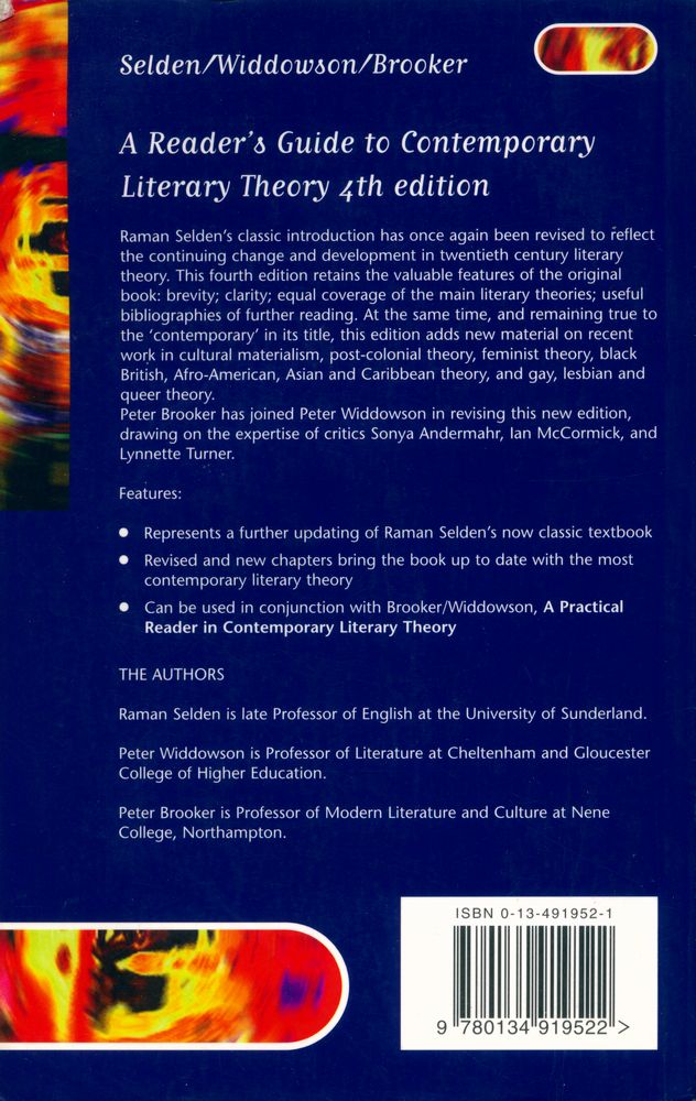 『A Reader's Guide to Contemporary Literary Theory』 5