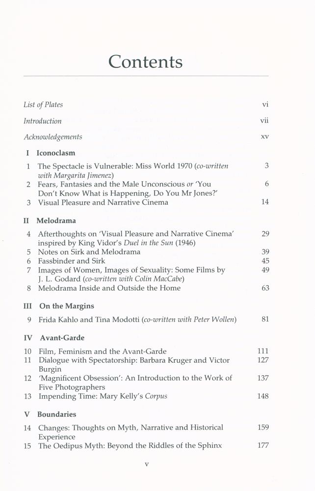 『Visual and other pleasure : Language, discourse, society』 2