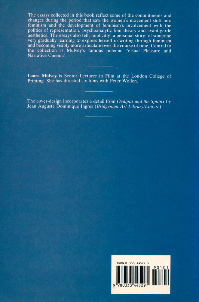 『Visual and other pleasure : Language, discourse, society』 3