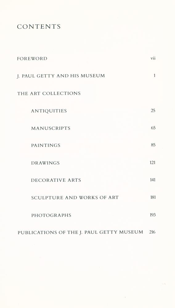 『The J. Paul Getty Museum Handbook of the collections』 2