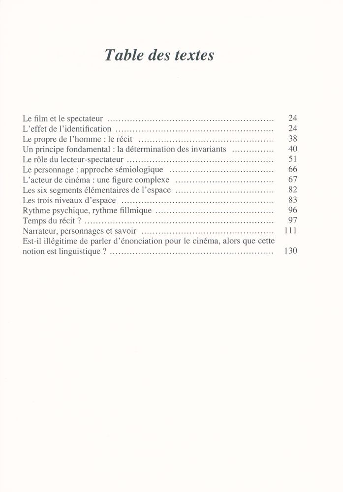 『Le récit filmique』 5