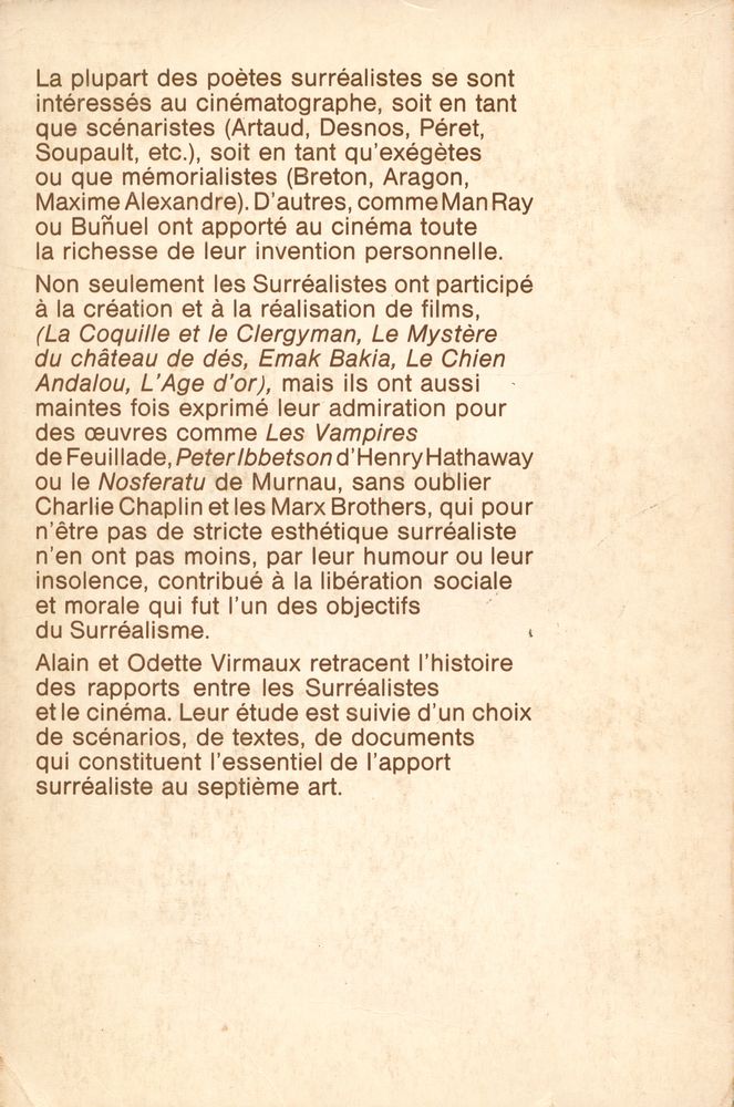 『Les surréalistes et le cinéma』 4