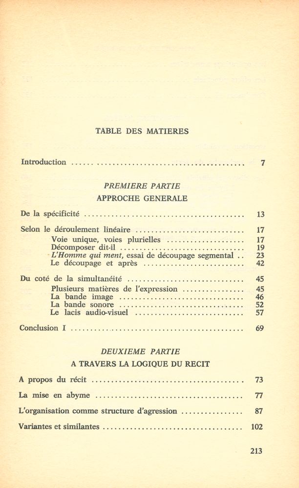 『APPROCHE DU RÉCIT FILMIAUE : Sur 《L'Homme qui ment》 d'Alain Robbe - Grillet』 2