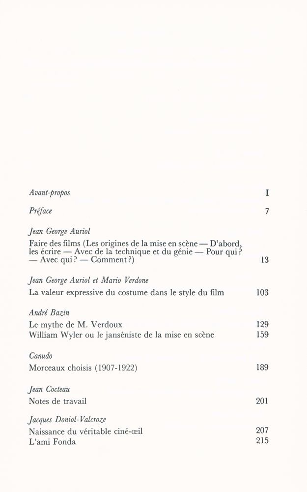 『La Revue du cinéma : Anthologie』 2