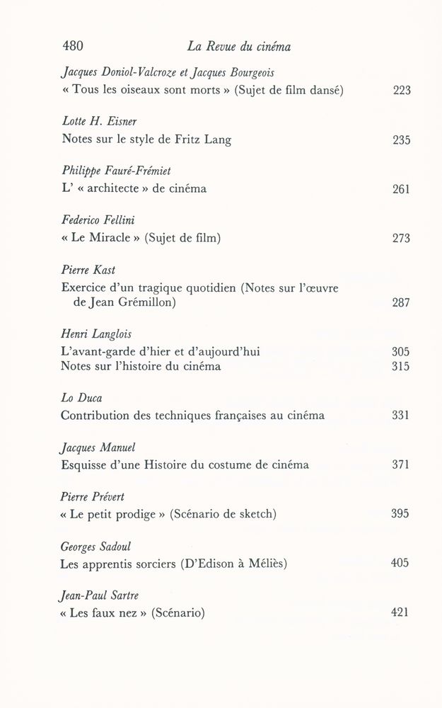 『La Revue du cinéma : Anthologie』 3