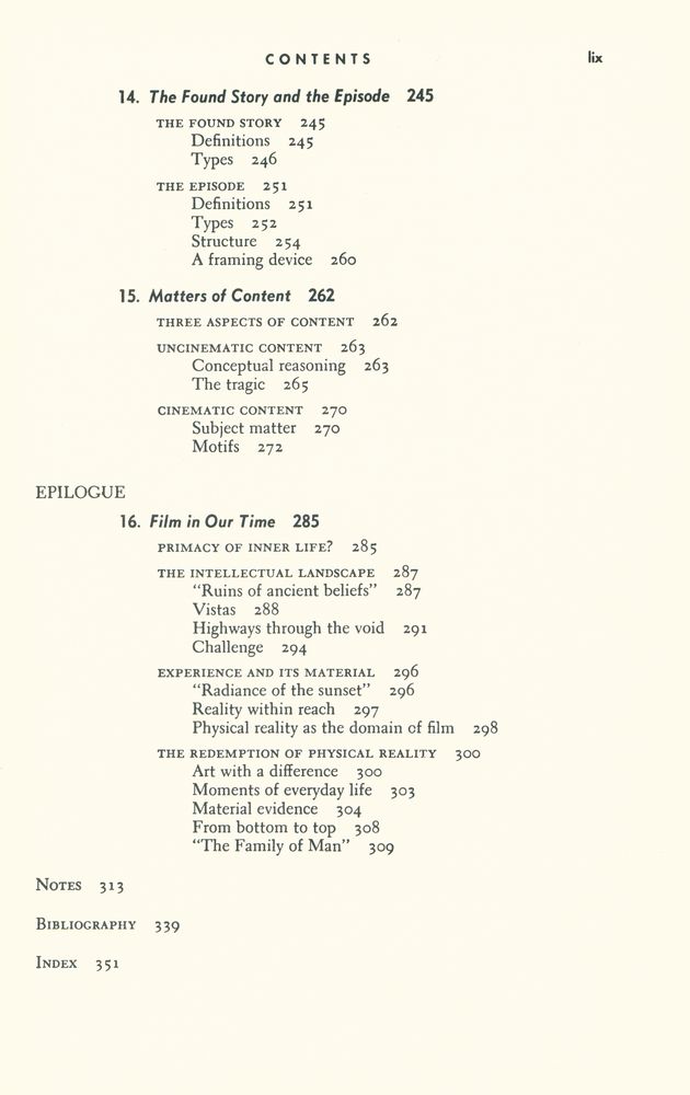 『Theory of film : the redemption of physical reality』 6
