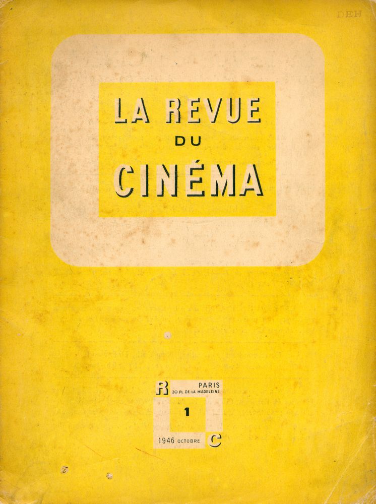 『LA REVUE DE CINÉMA』 1