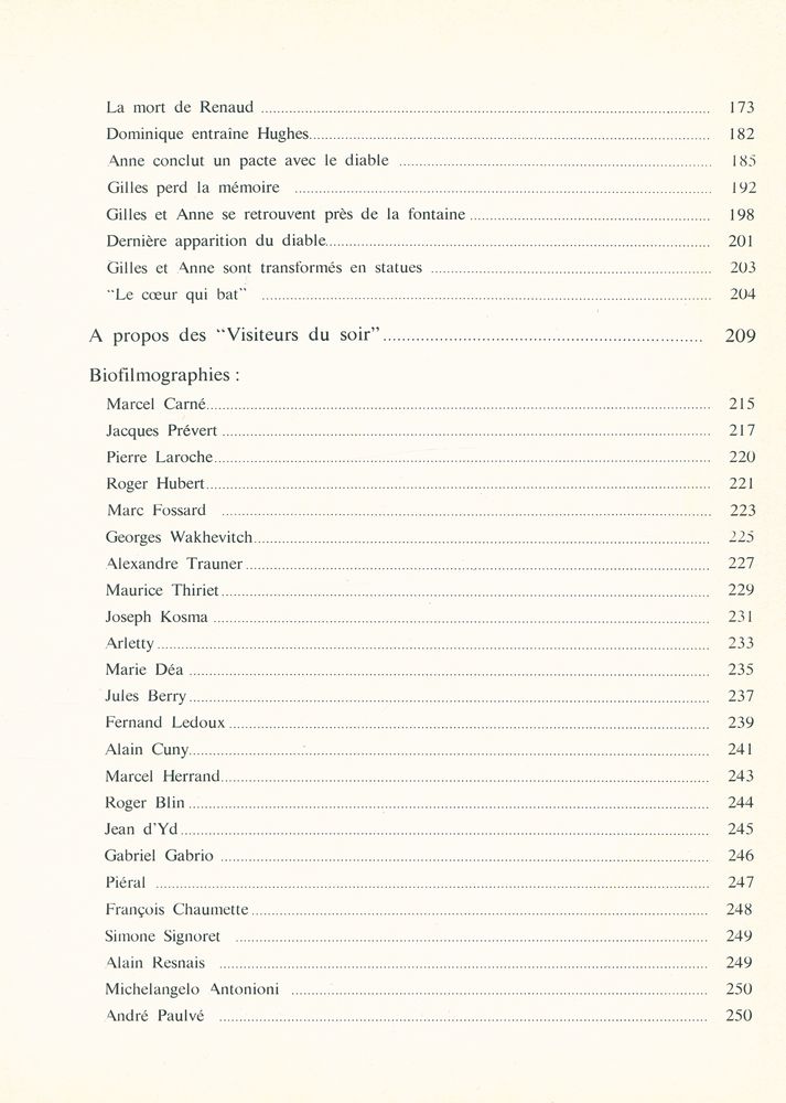 『LES VISITUERS DU SOIR』 3