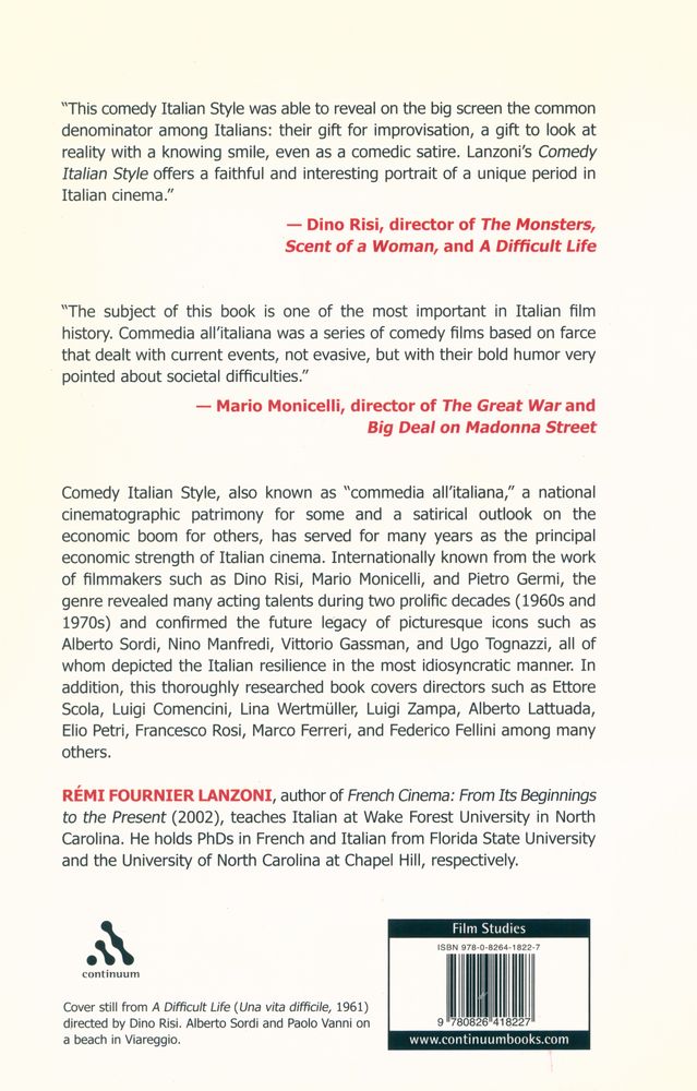 『Comedy Italian Style : The Golden Age of Italian Film Comedies』 4
