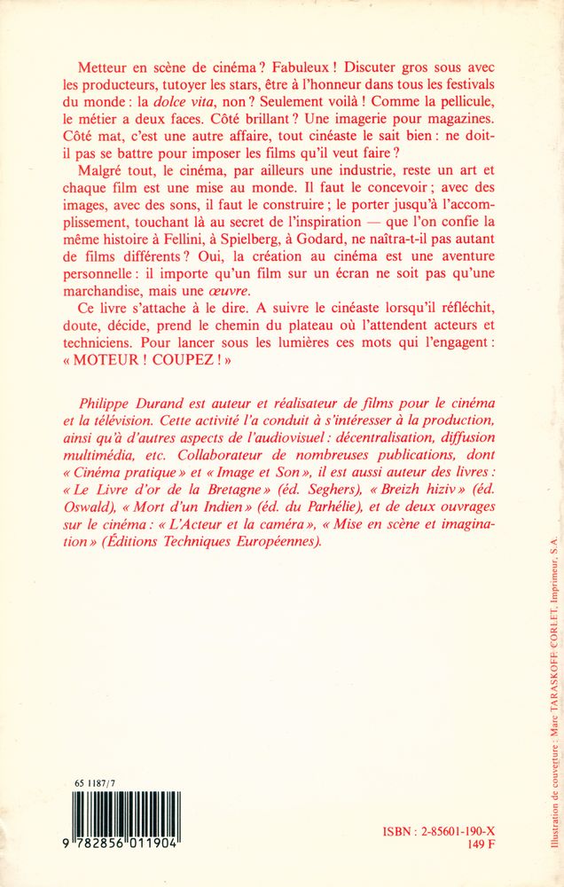 『MOTEUR! COUPEZ! : Écriture du cinéma』 4