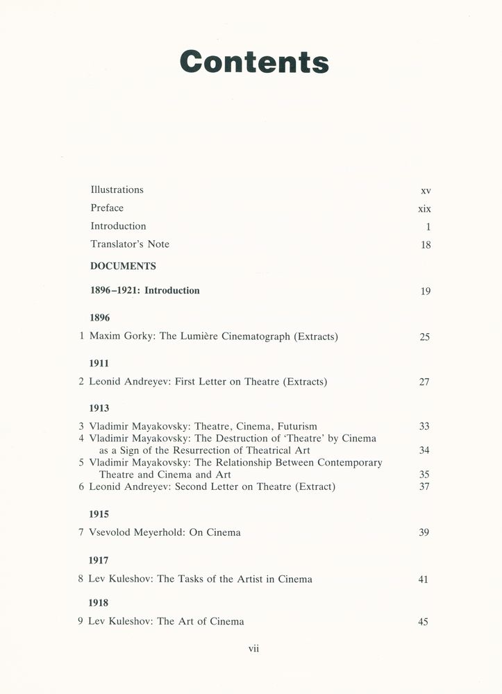 『The Film factory : Russian and Soviet Cinema In documents』 2