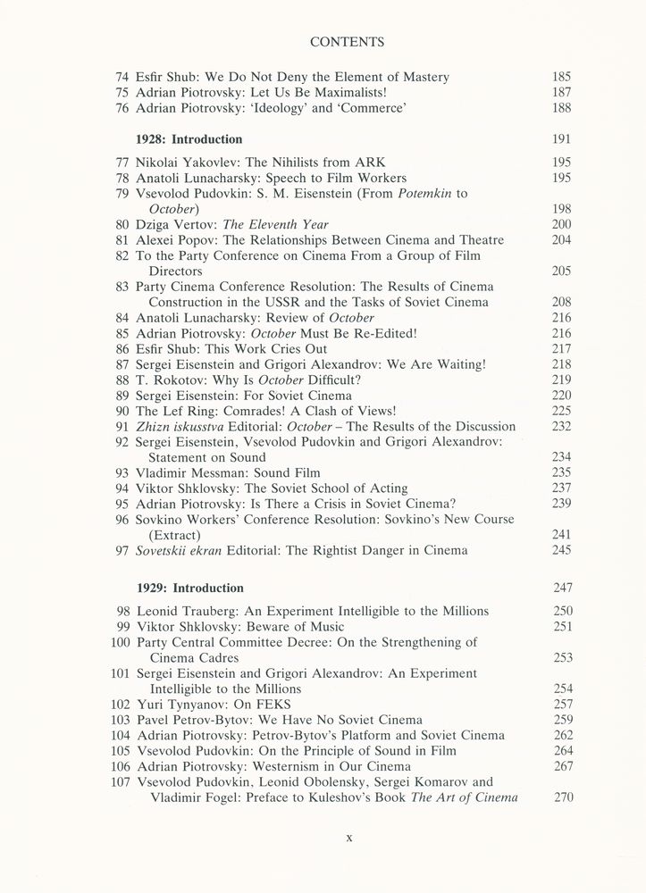 『The Film factory : Russian and Soviet Cinema In documents』 5