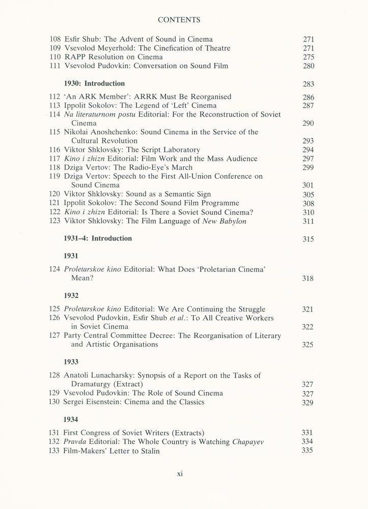 『The Film factory : Russian and Soviet Cinema In documents』 6