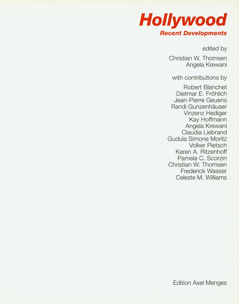 『Hollywood : Recent Developments』 1