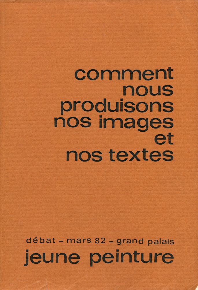 『COMMENT NOUS PRODUISONS NOS IMAGES ET NOS TEXTES : mythes, symboles, allegories, codes, discours, signes』 1
