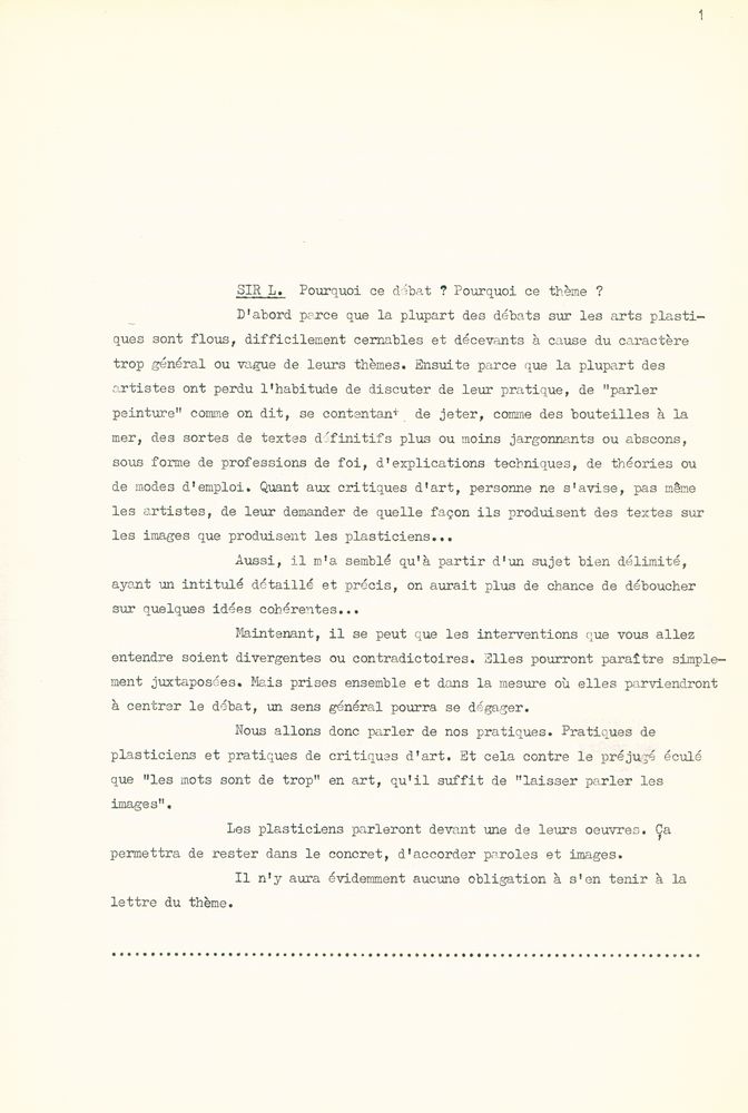 『COMMENT NOUS PRODUISONS NOS IMAGES ET NOS TEXTES : mythes, symboles, allegories, codes, discours, signes』 2