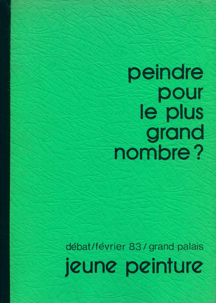 『PEINDRE POUR LE PLUS GRAND NOMBRE? : contenu, sens, lisibilite, fonction, usage, contexte』 1