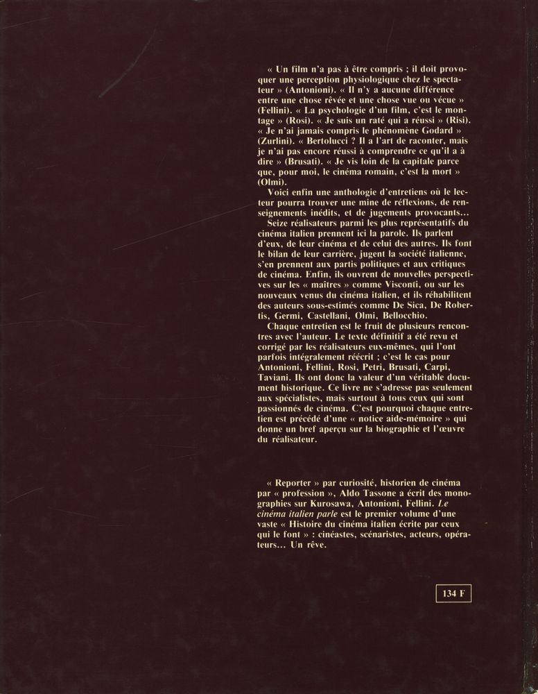 『LE CINÉMA ITALIEN PARLE』 3